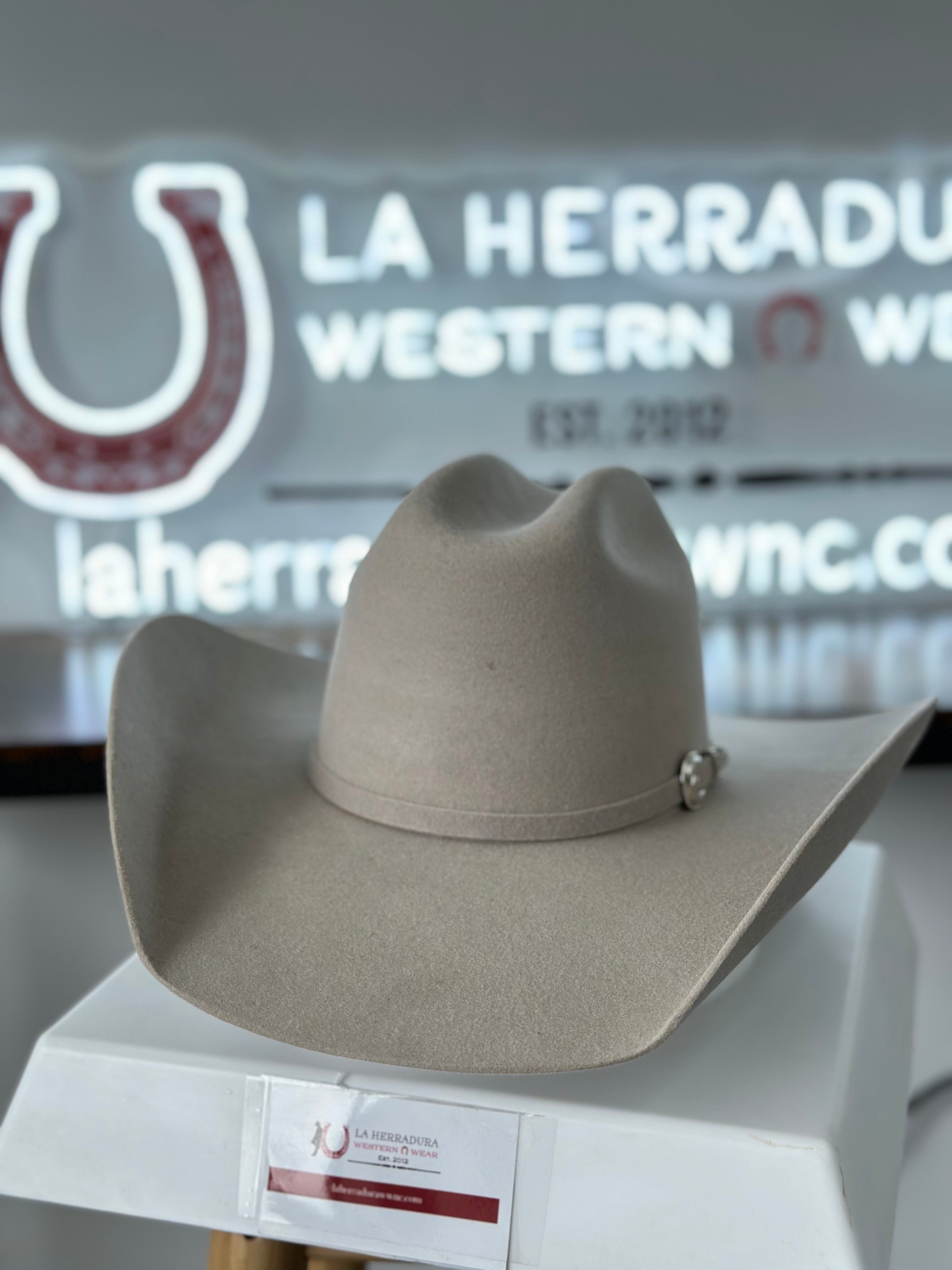 TEXAS HAT COMPANY 3X SILVER BELLY FELT HAT