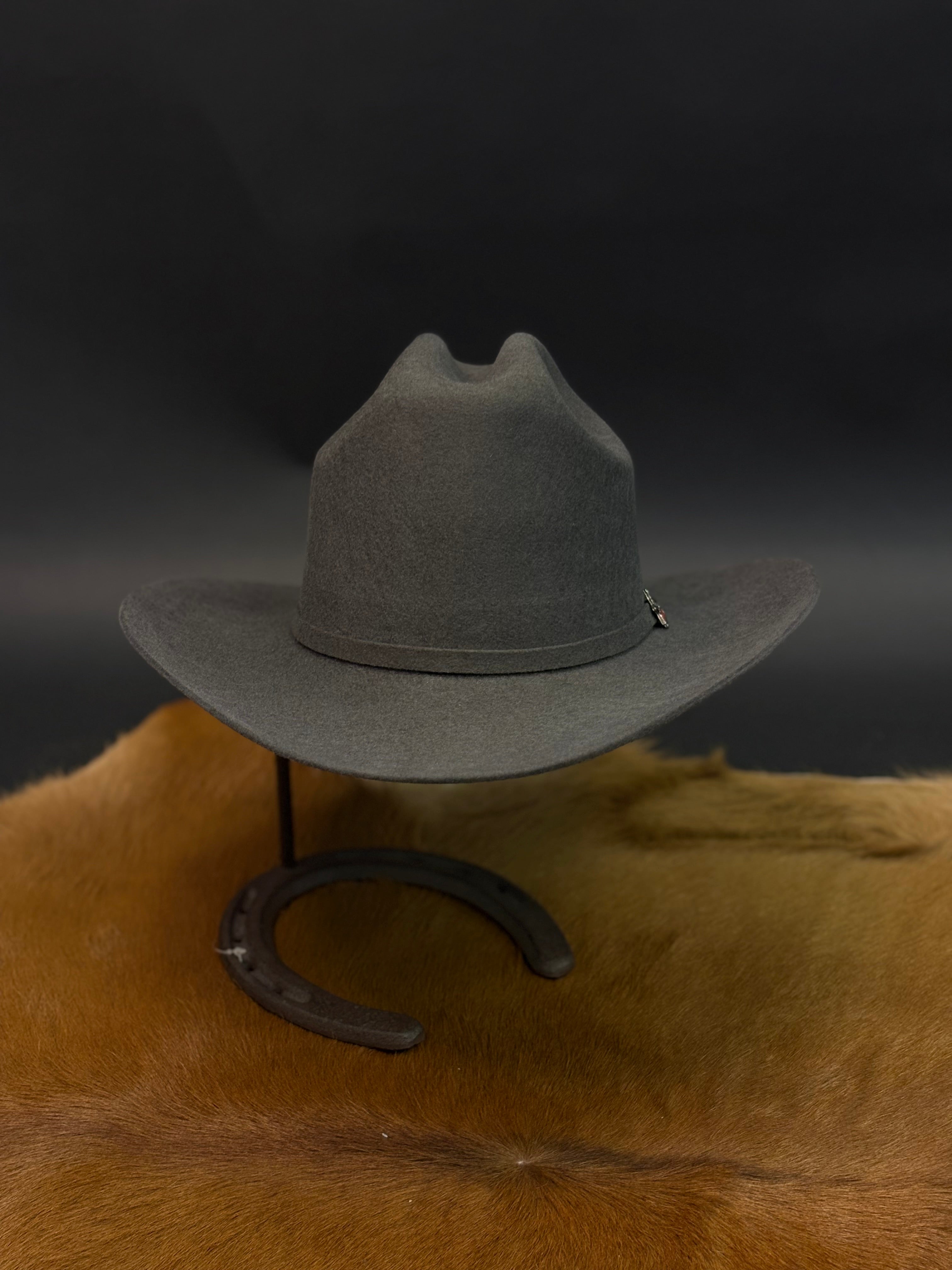 RDR KID CHARCOAL ESTILO SINALOA COPA ALTA FELT HAT