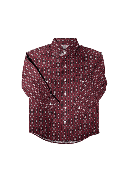 CAMISA AZTECA PANHANDLE COLOR BORGOÑA RBN2S02825