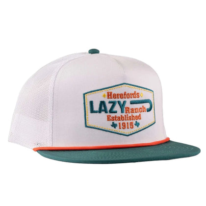 LAZY J CAPS WHITE & GREEN ENCHANTED