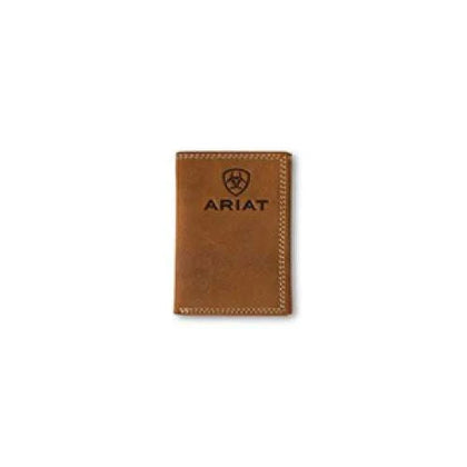 CARTERA TRÍPTICA ARIAT MARRÓN -A3548144