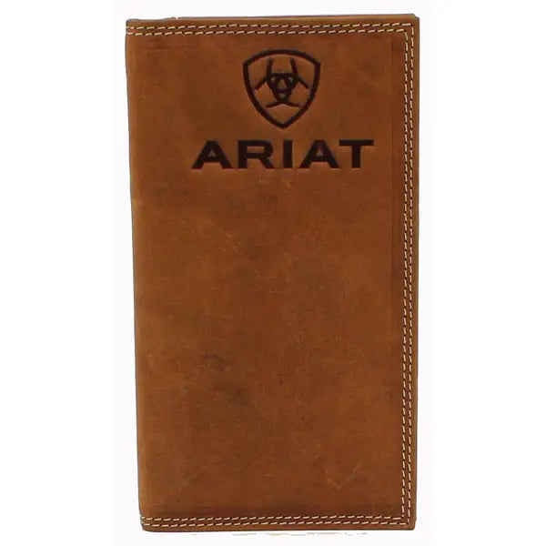 ARIAT RODEO EMBOS LOGO BROWN WALLET -A3548044