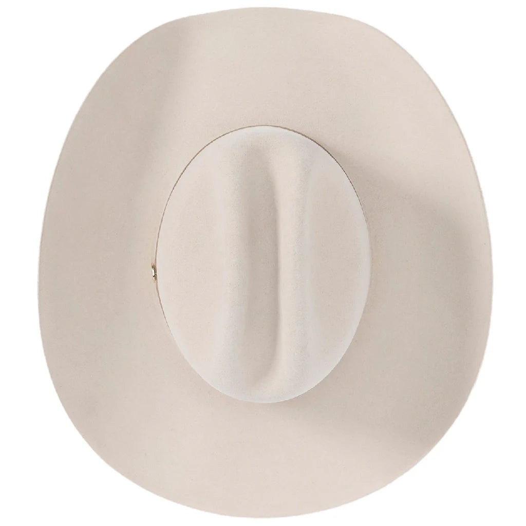 STETSON  100X THE GOLDEN EAGLE SILVERBELLY COPA ALTA PREMIUM FELT HAT