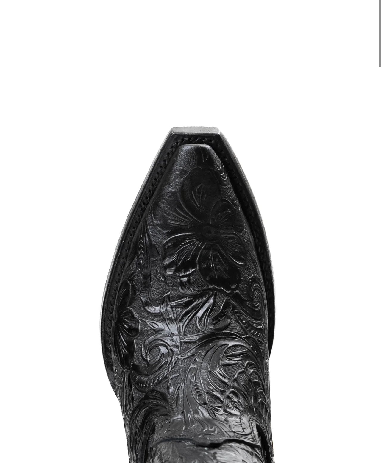 ROCKEM WOMEN TALL BOOT NANCY HD CINCELADO NEGRO SNIP TOE RED BOTTOM