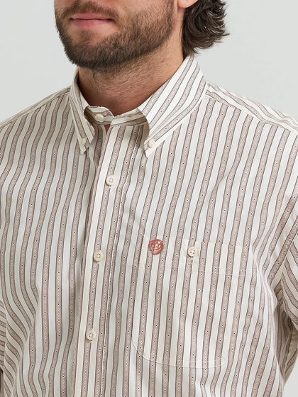 MEN'S WRANGLER LONG SLEEVE STRIPED SHIRT 112381952