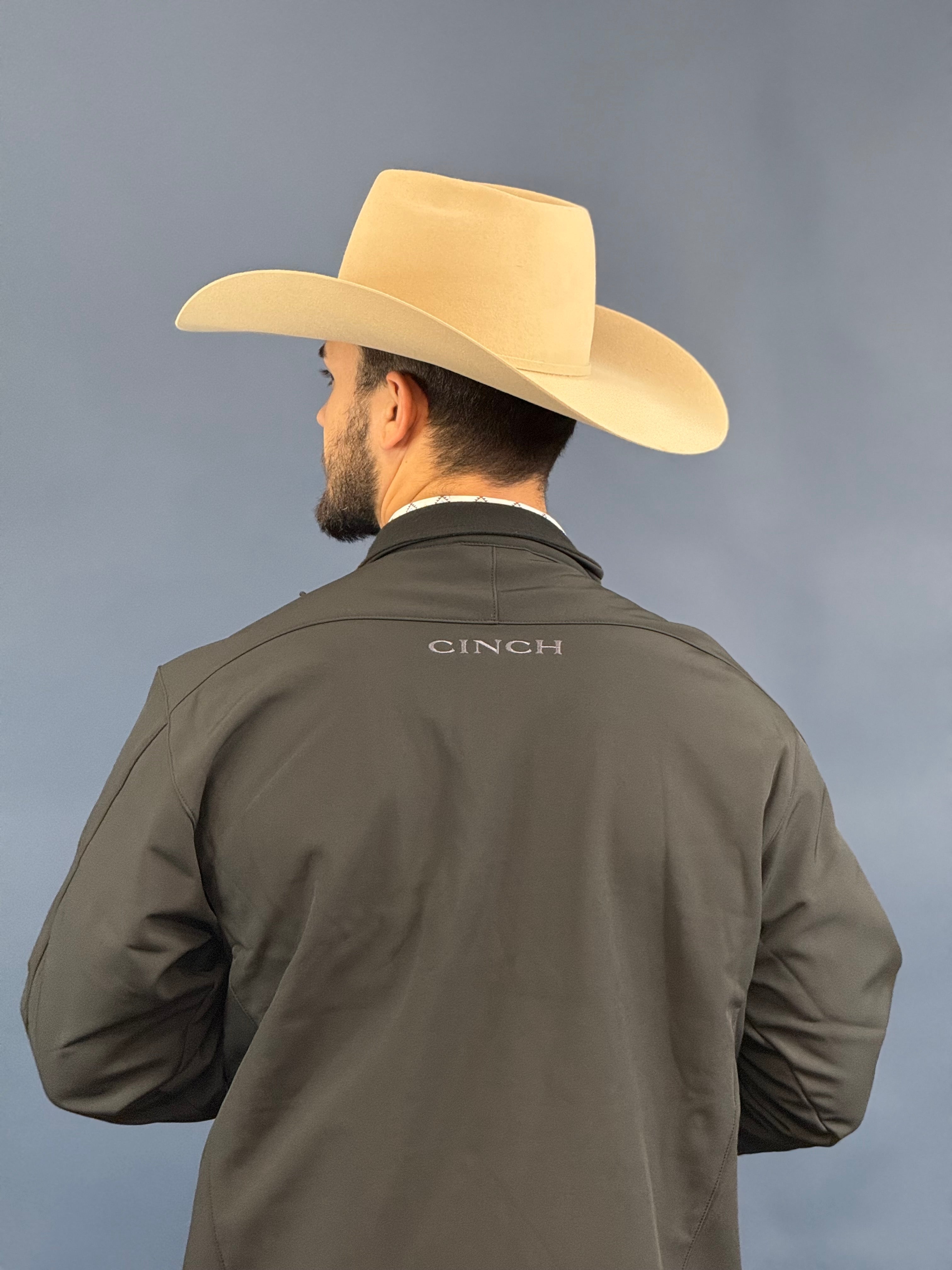 CINCH MENS BONDED CONCEALED CARRY JACKET- BLACK 4457