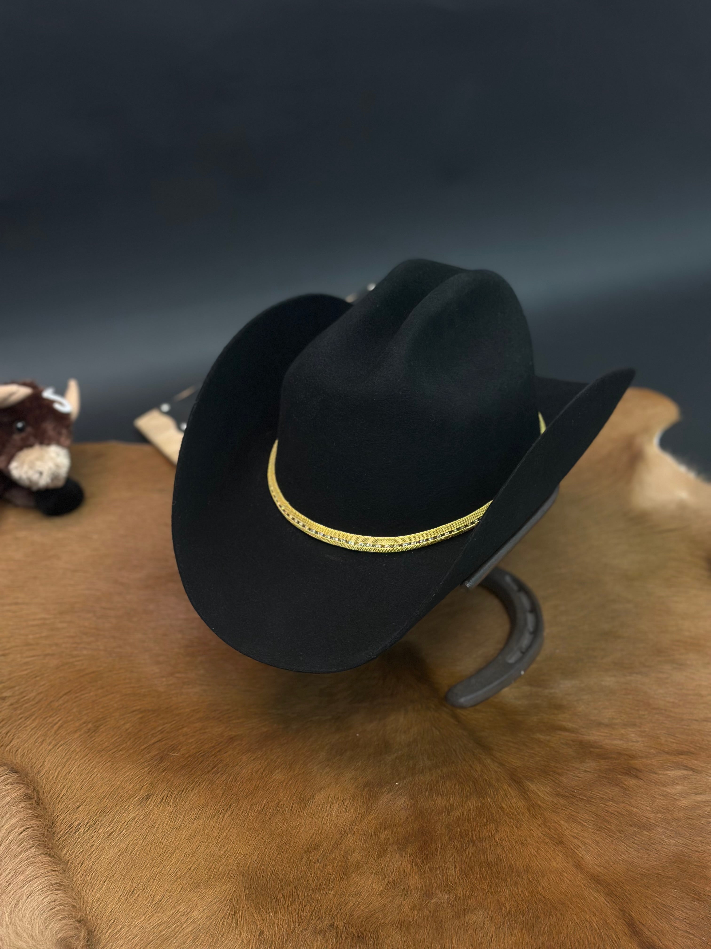 BLACK EL VACILON BULLHIDE 8X FELT HAT