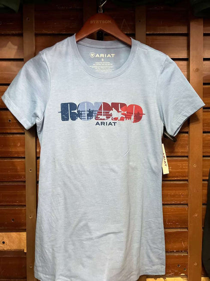 WOMEN ARIAT RODEO SS TEE -10039979