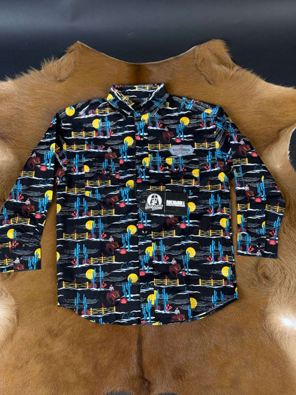 ROCK&ROLL BOY DALE LS SNAP NEGRO DESERT-RRBSOSRZ82