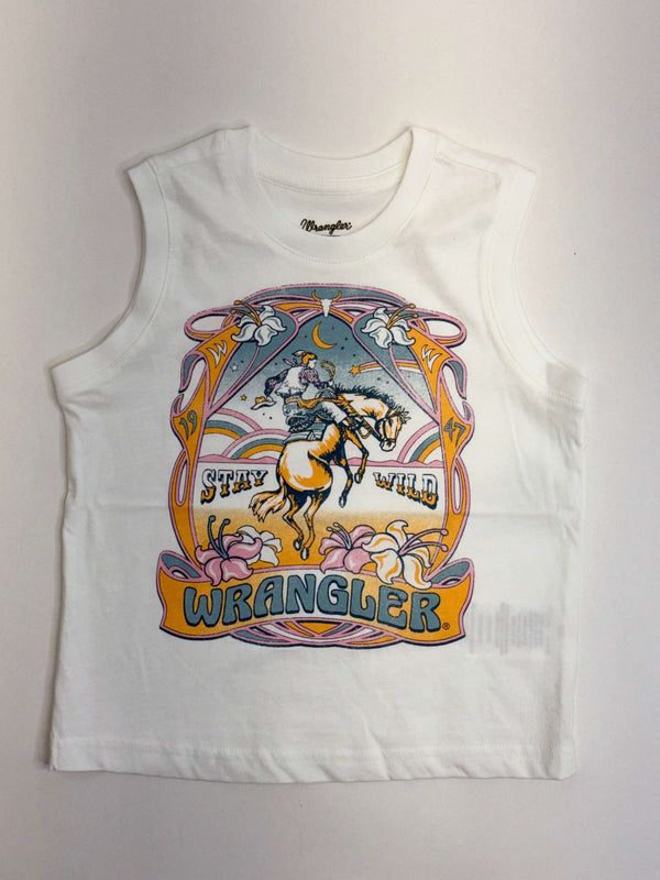 WRANGLER GIRLS STAY WILD RIDING T-SHIRT 112375180