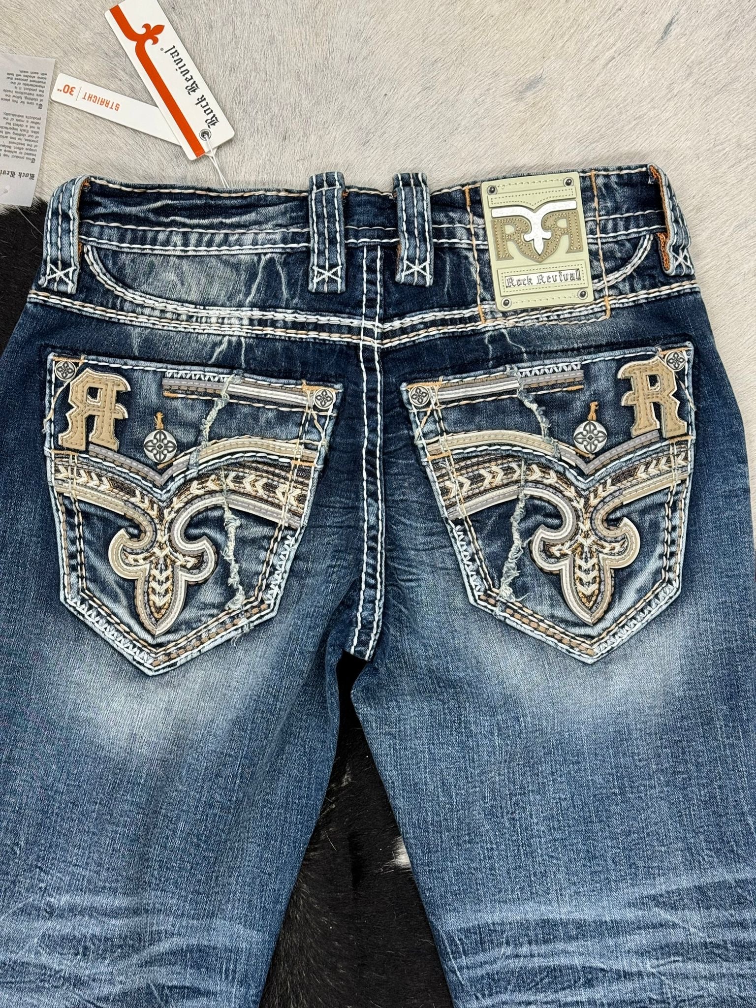 ROCK REVIVAL MICAH STRAIGHT JEANS