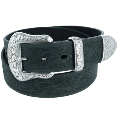 CINTURÓN ARIAT PARA MUJER PUNTA METÁLICA NEGRA A1038401