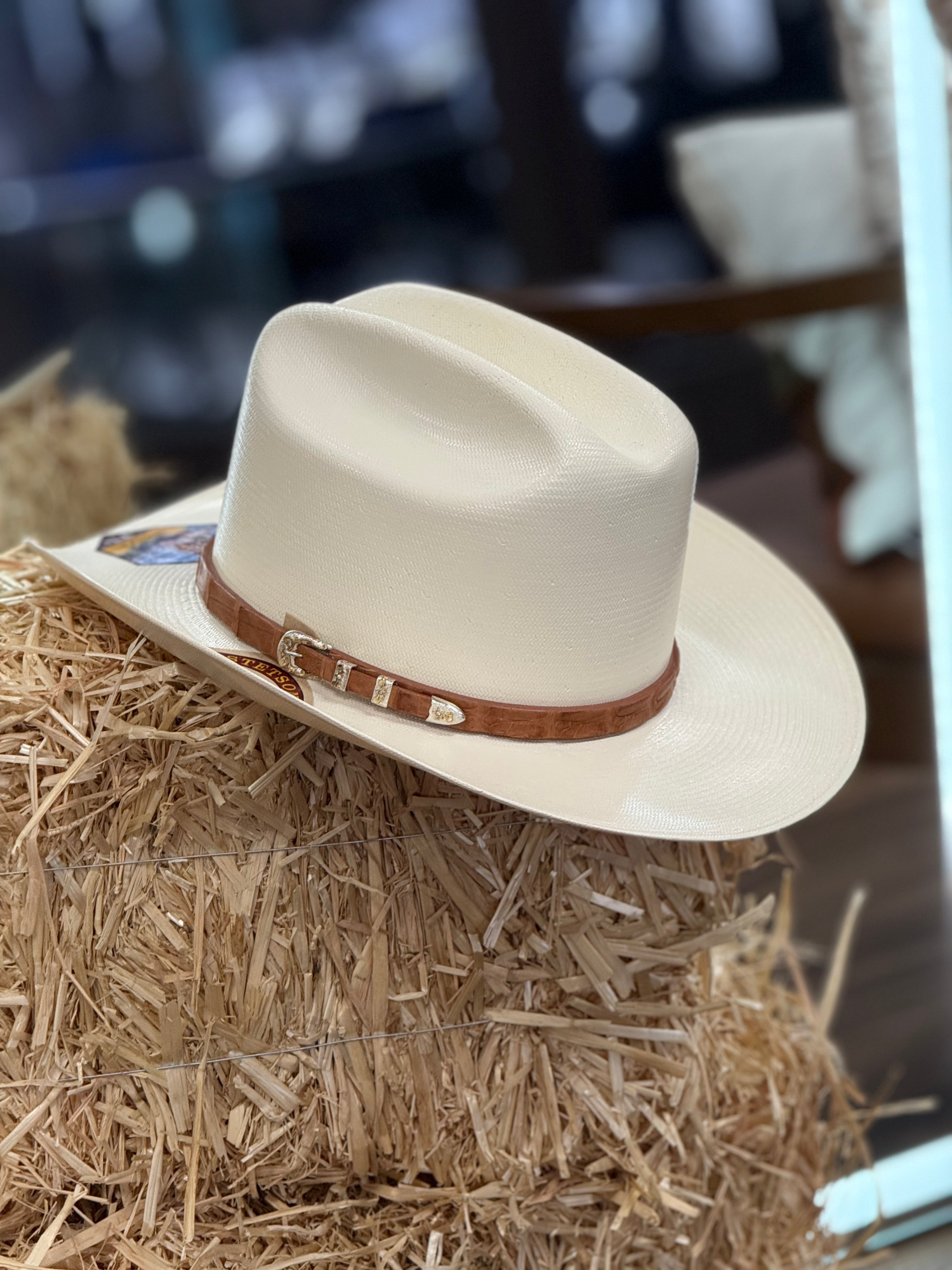 STETSON 5000X SOMBRERO EL JEFE COGNAC PREMIUM COLLECTION SINALOA STYLE