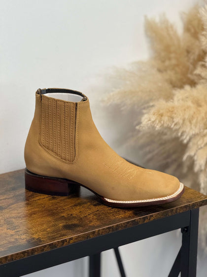 BOTAS CORTAS DE HOMBRE EN NOBUK PAJA LOS ANGELES 706377