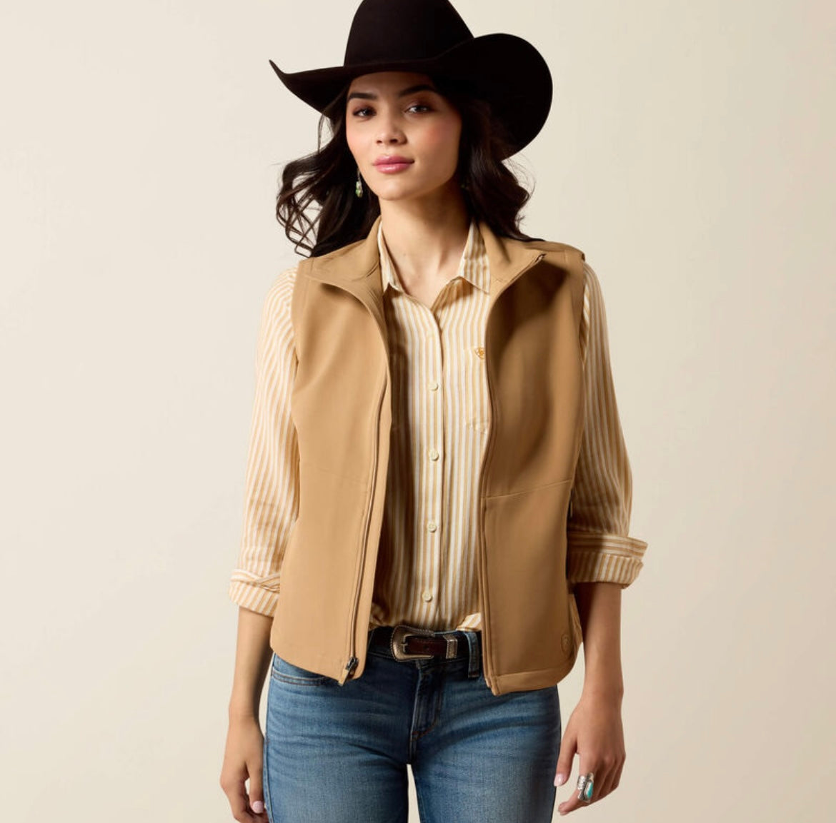 ARIAT WOMEN ATLAS VEST TIGER’S EYE 10079397