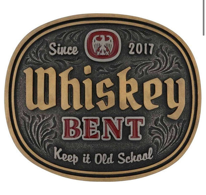 MONTANA “WHISKEY BENT” BUCKLE