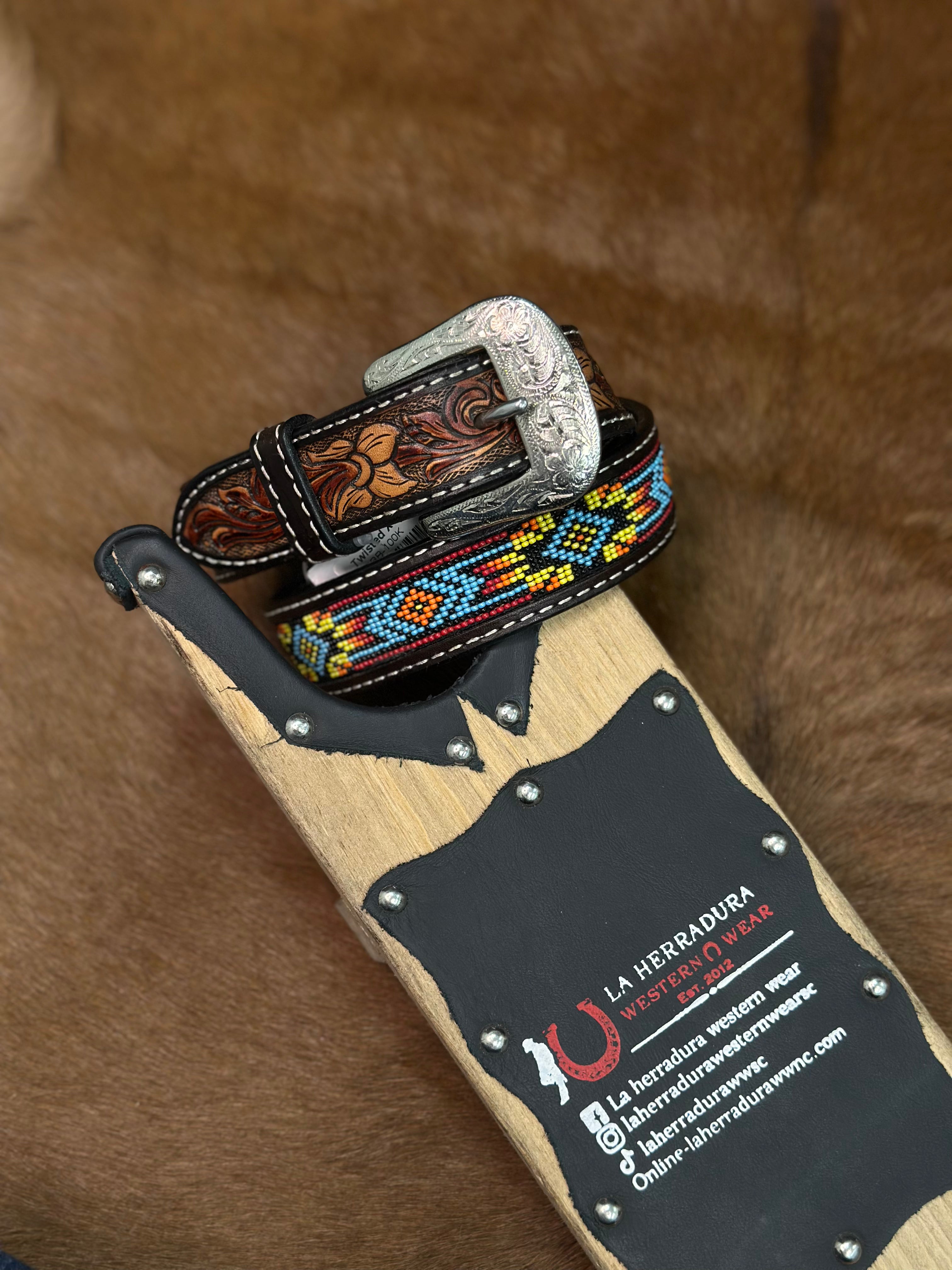 KIDS TWISTED X COMPANY ORANGE MULTI STONE- XIBB-100K