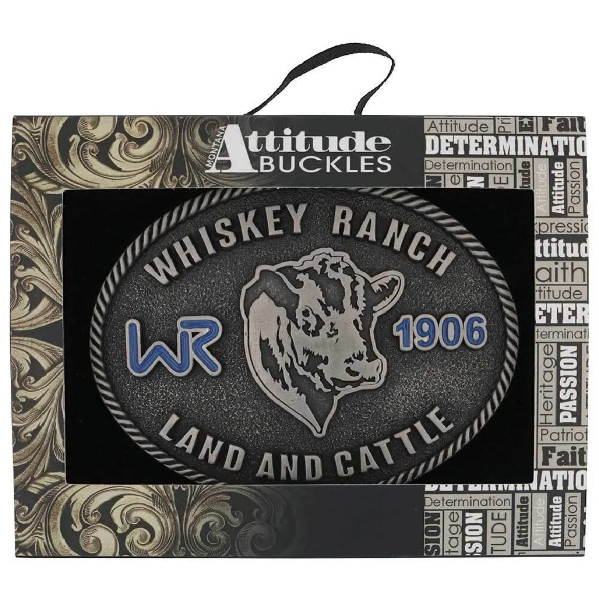 MONTANA “WHISKEY RANCH” BUCKLE