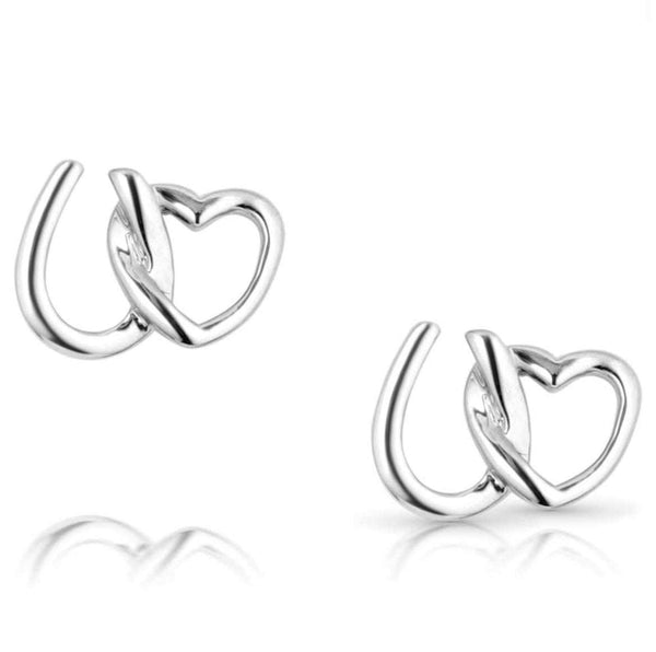 Montana Silversmith Pendientes Suerte y Amor