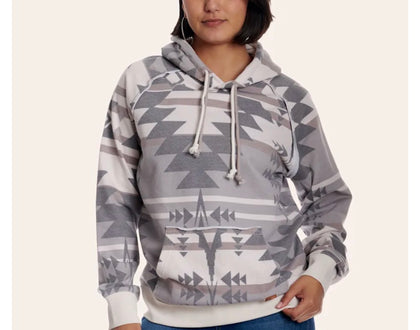 SUDADERA HOOEY PARA MUJER GARDENIA CREAM HH2604CRAZ