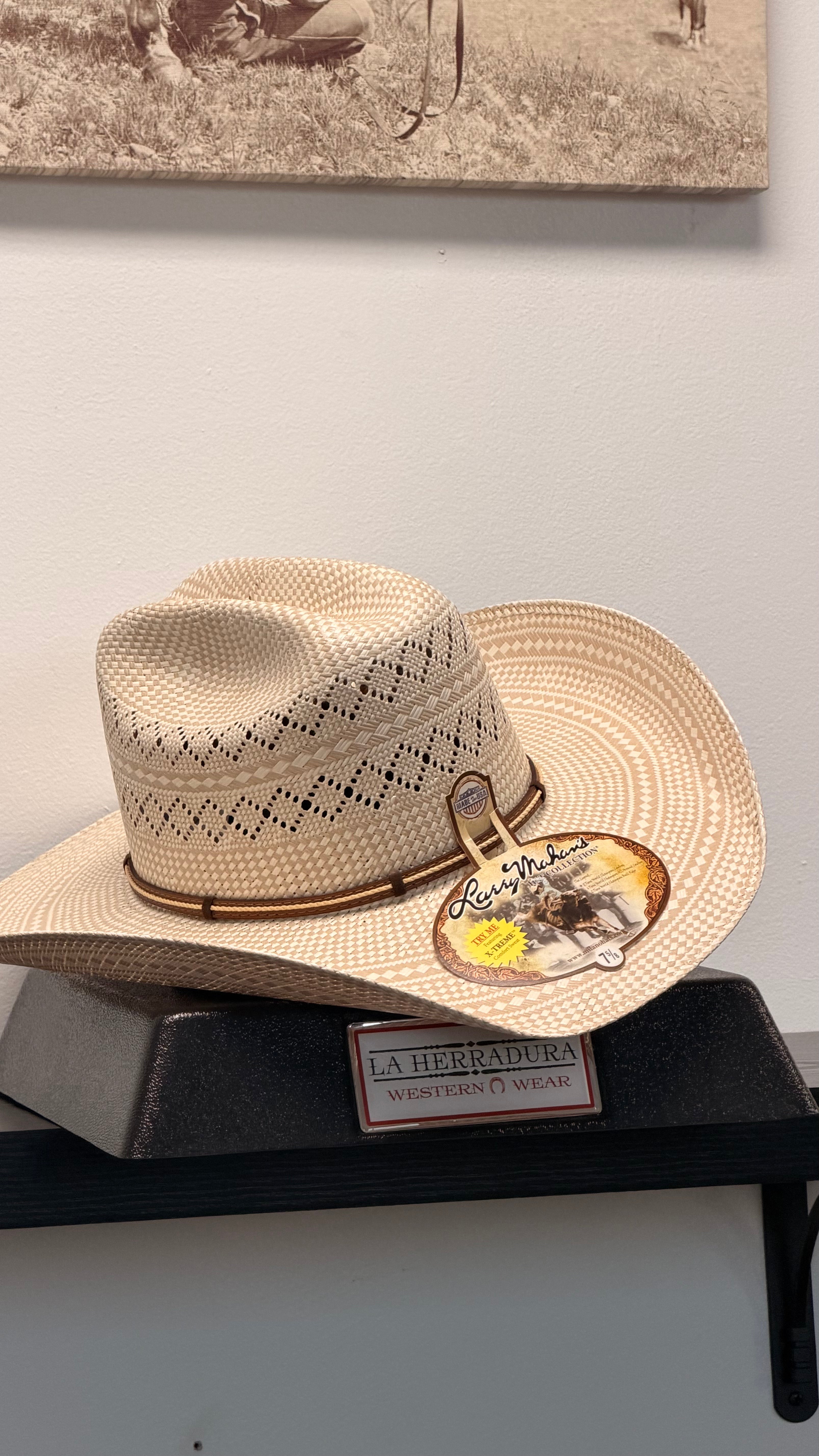 Larry Mahan's 10x Cuerda Natural Straw Hats