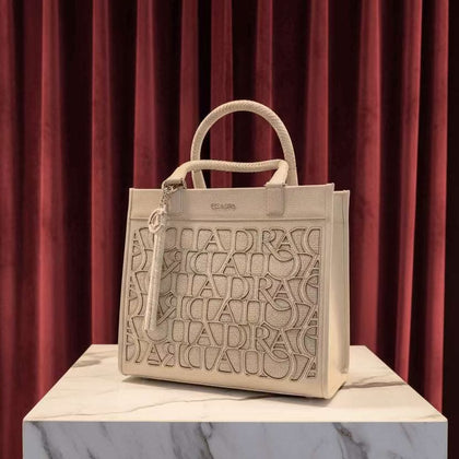 CUADRA Bolsa Cowhide Laser Latte- DU762