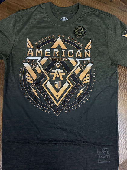 AMERICAN FIGHTER MEN            T-SHIRT UPLAND GREEN FM15986