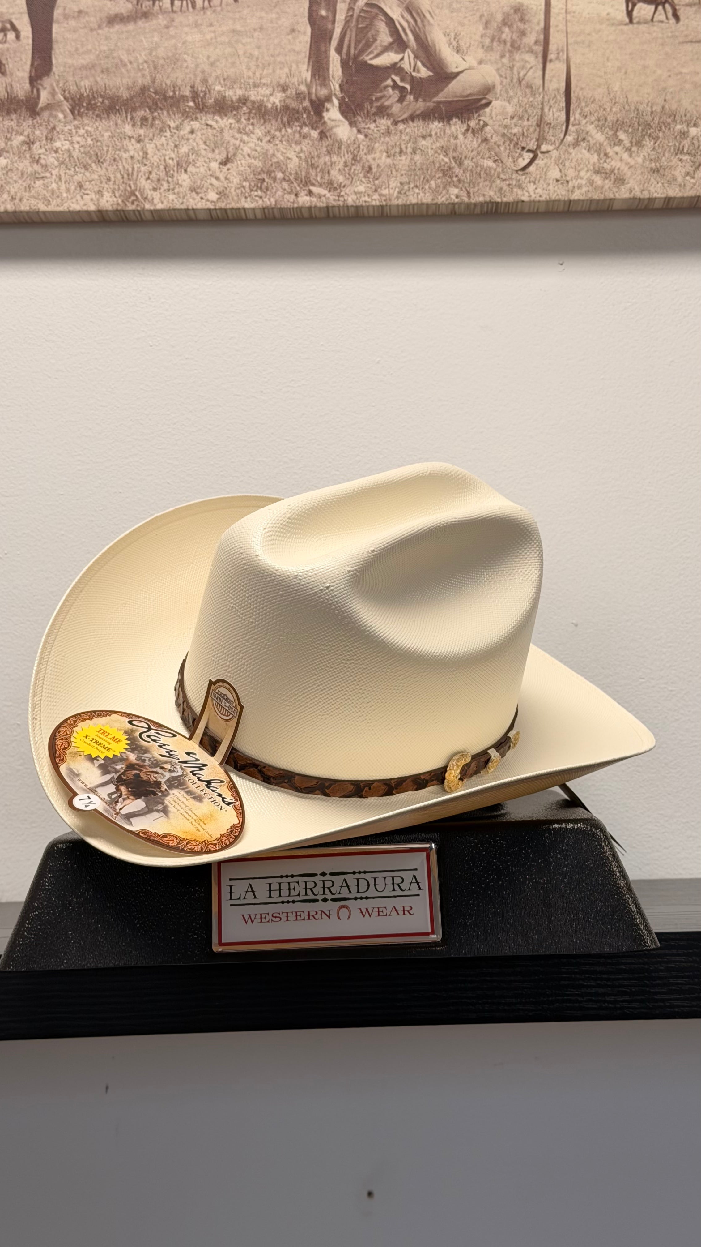 Larry Mahan's 100x Pirarucu Brown Straw Hats