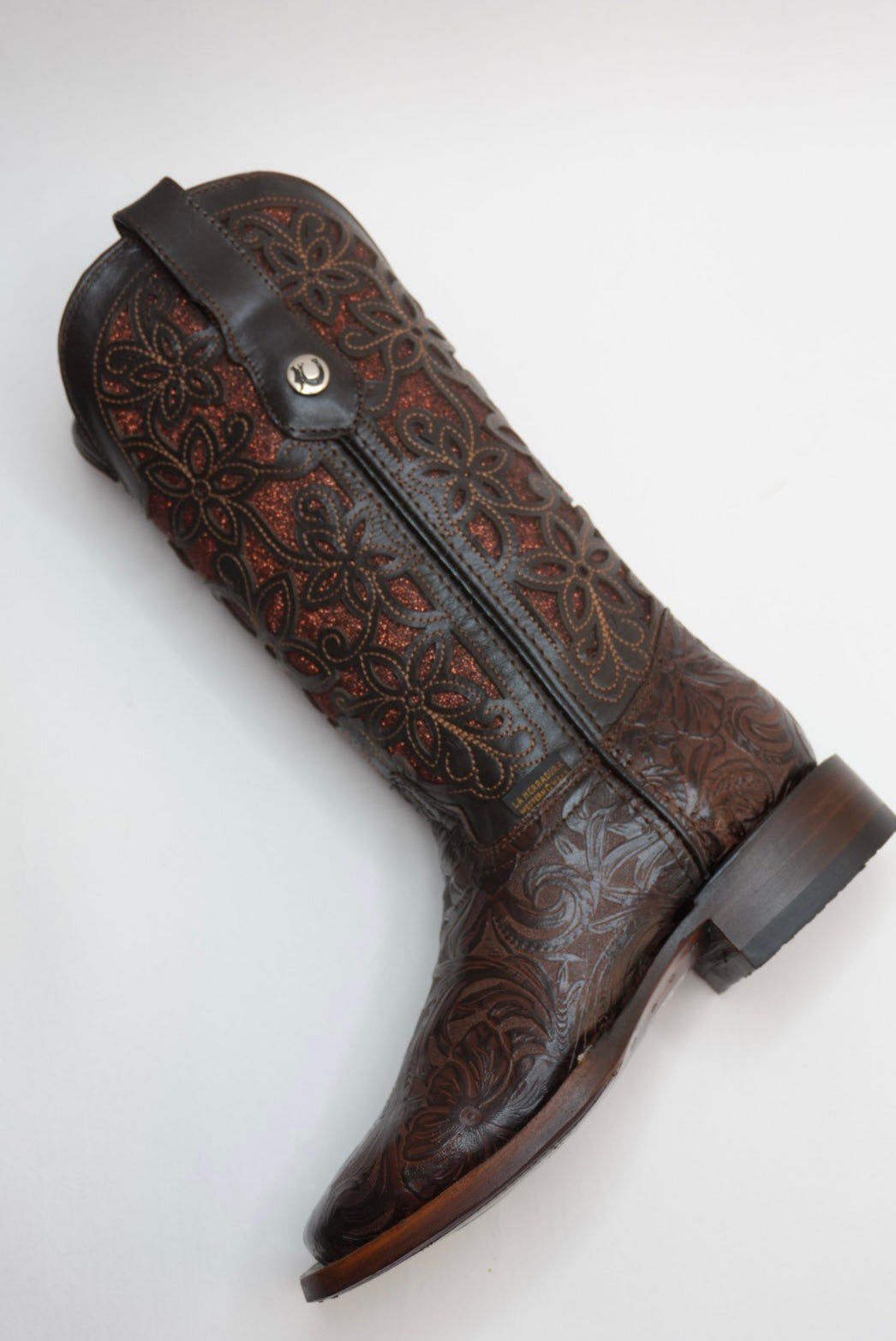 LA HERRADURA WOMEN ALMA CAFE CINCELADO SQUARE TOE