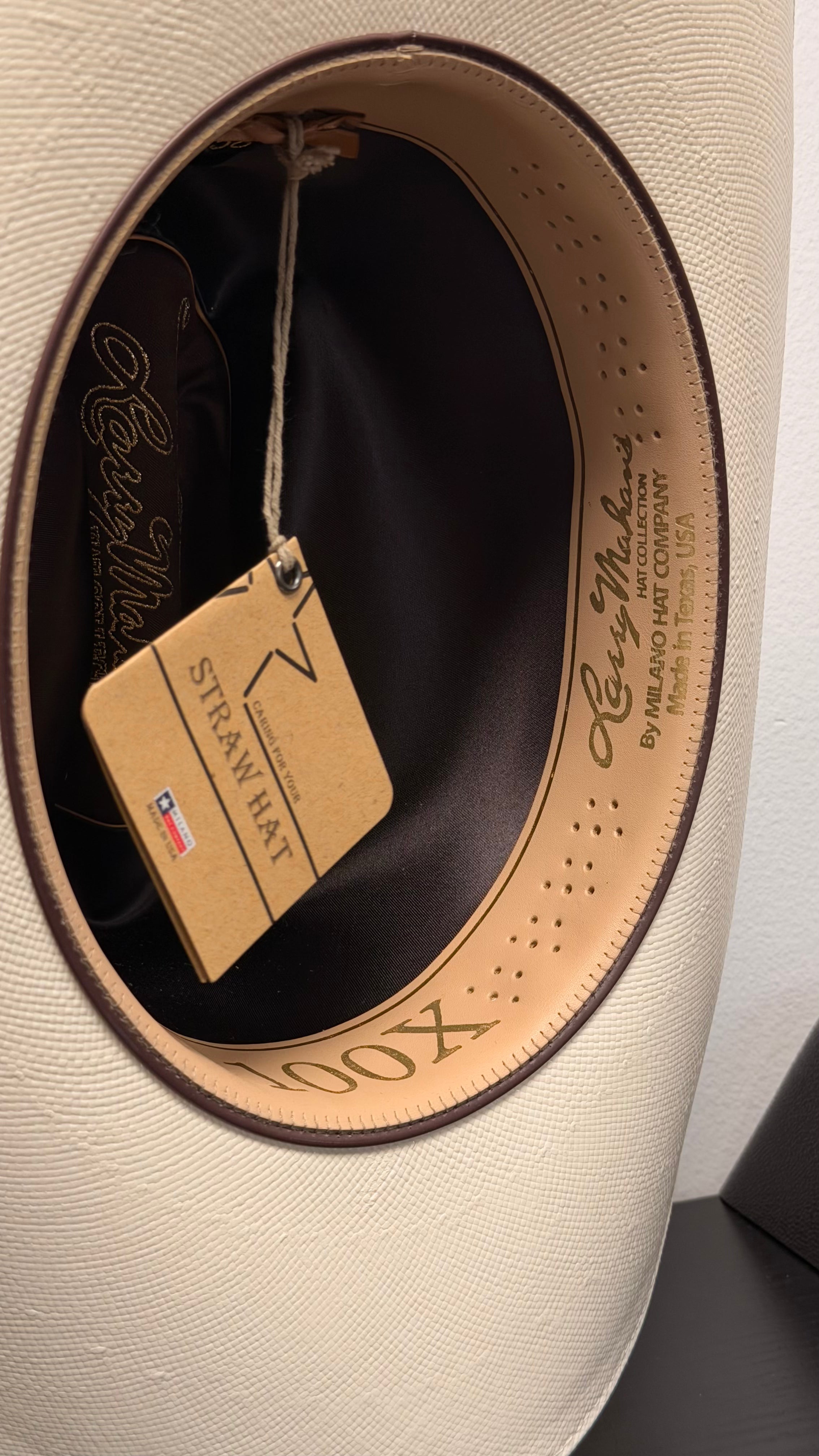 Larry Mahan's 100x Pirarucu Brown Straw Hats