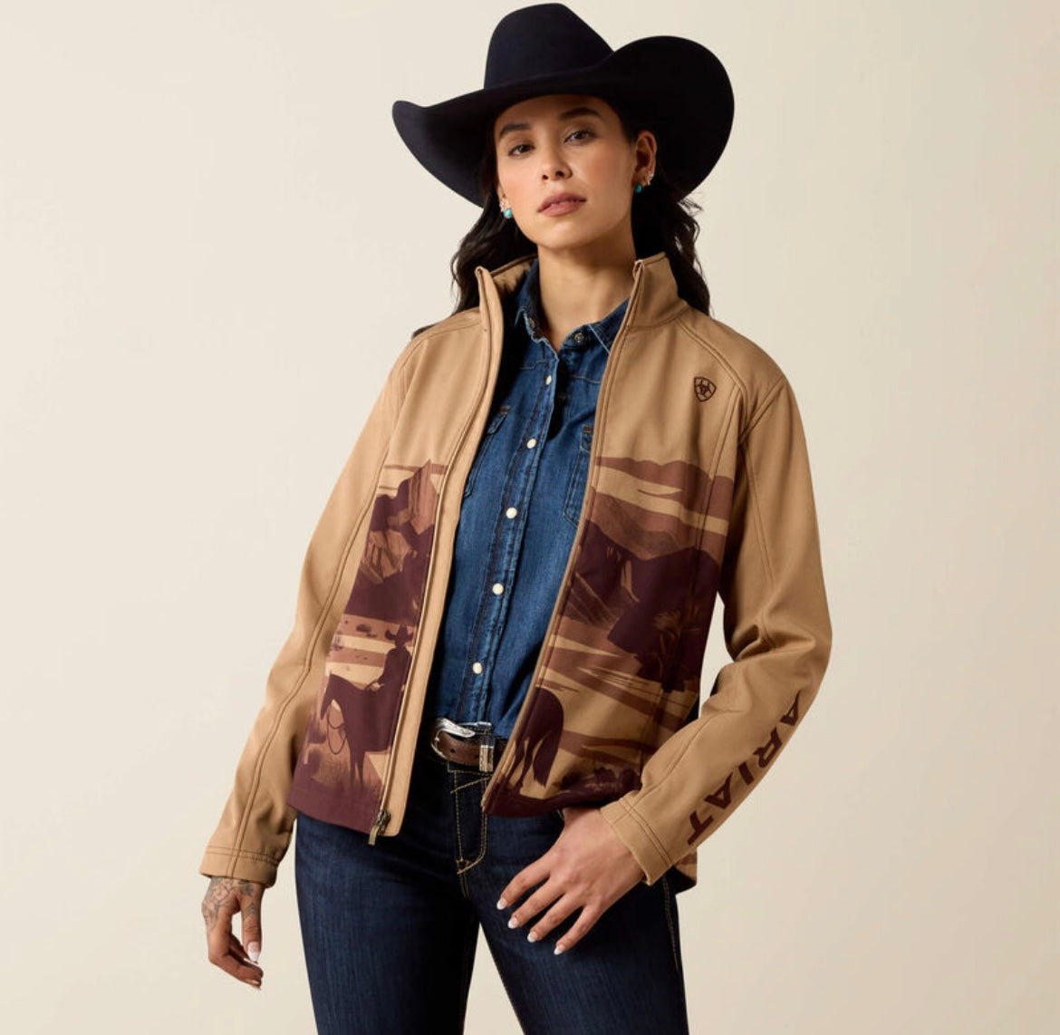 ARIAT WOMEN JACKET LONE RANGER PRINT 10079881