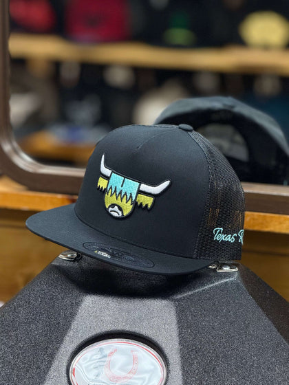 TEXAS RANCH BLACK Style TEAL HORN:4