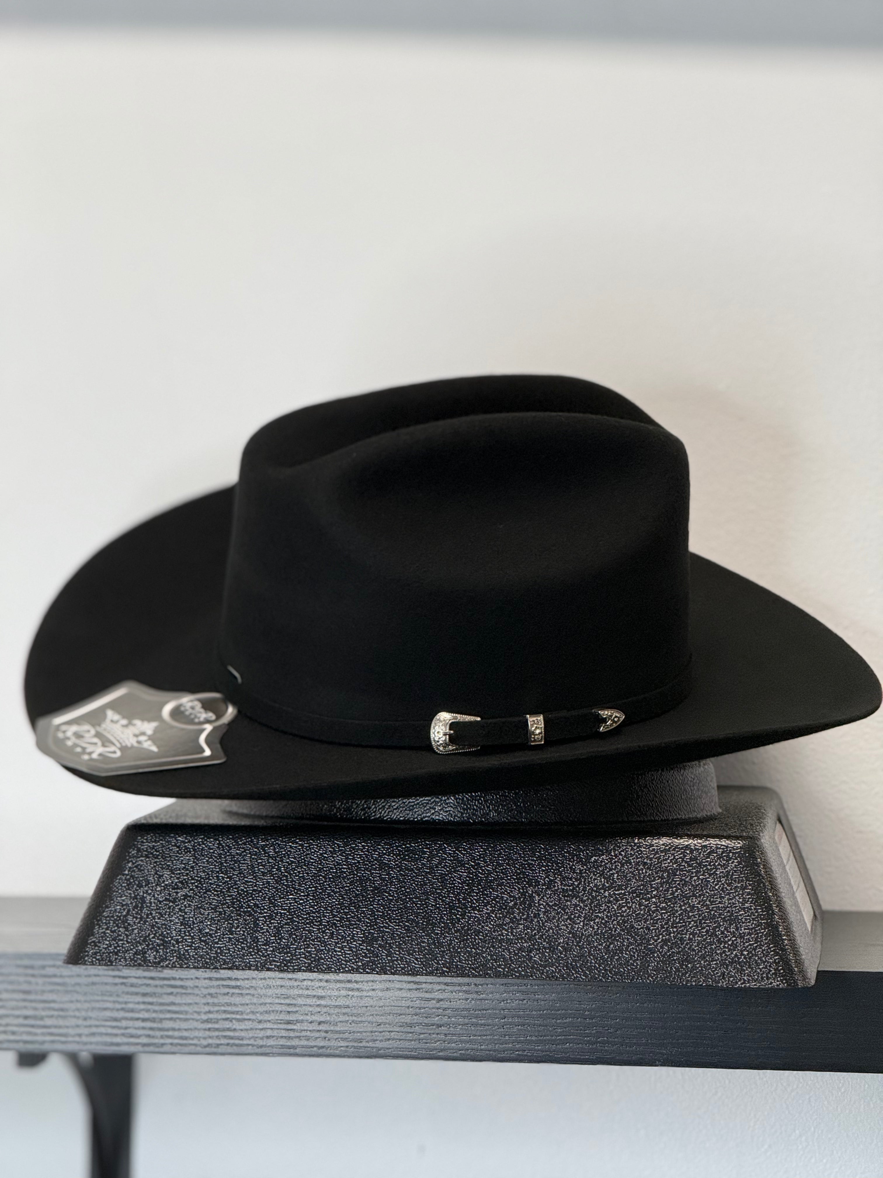 RDR BLACK 4XS10 Sinaloa COPA CHICA FELT HAT 3 1/2 inch brim