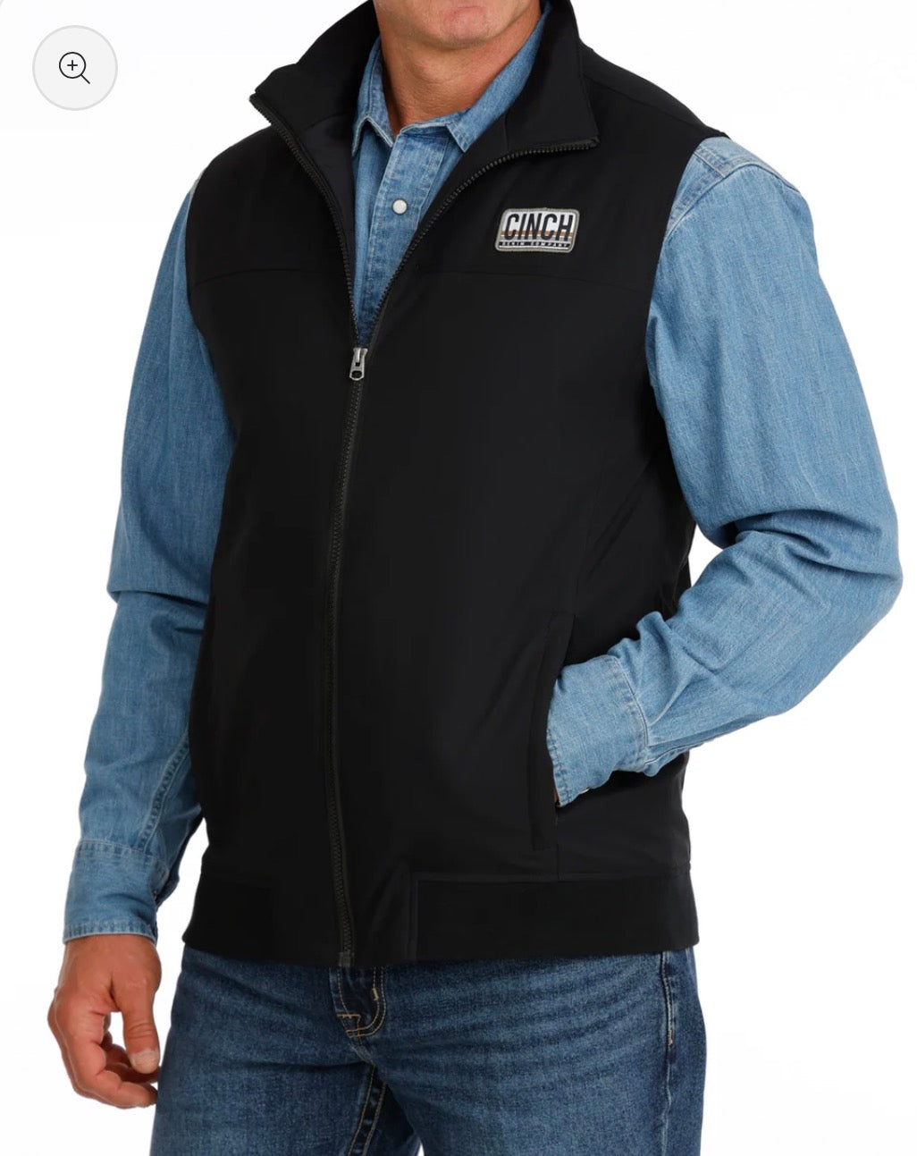 CHALECO LIGERO PARA HOMBRE CINCH NEGRO - MWV1955001