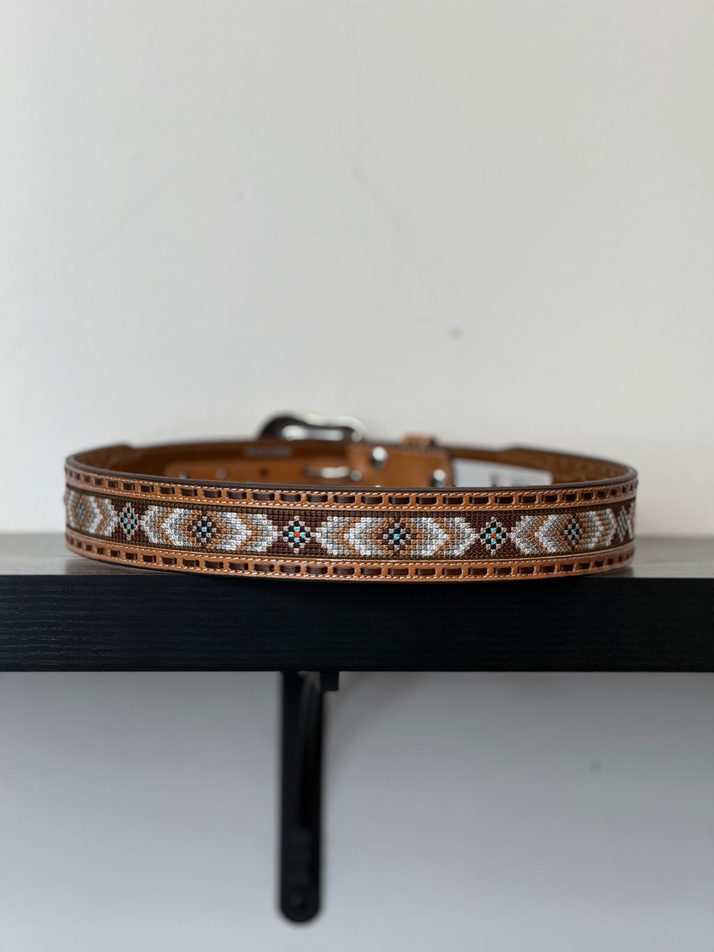 NOCONA  AZTEC DESIGN THREADED WESTERN BELT - N210010348