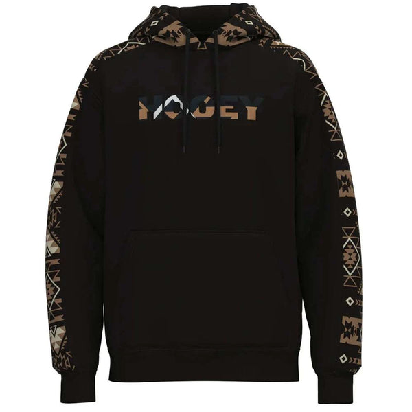 Sudadera con Capucha Negra Canyon Shitake para Hombre HOOEY® HH1330BKAZ