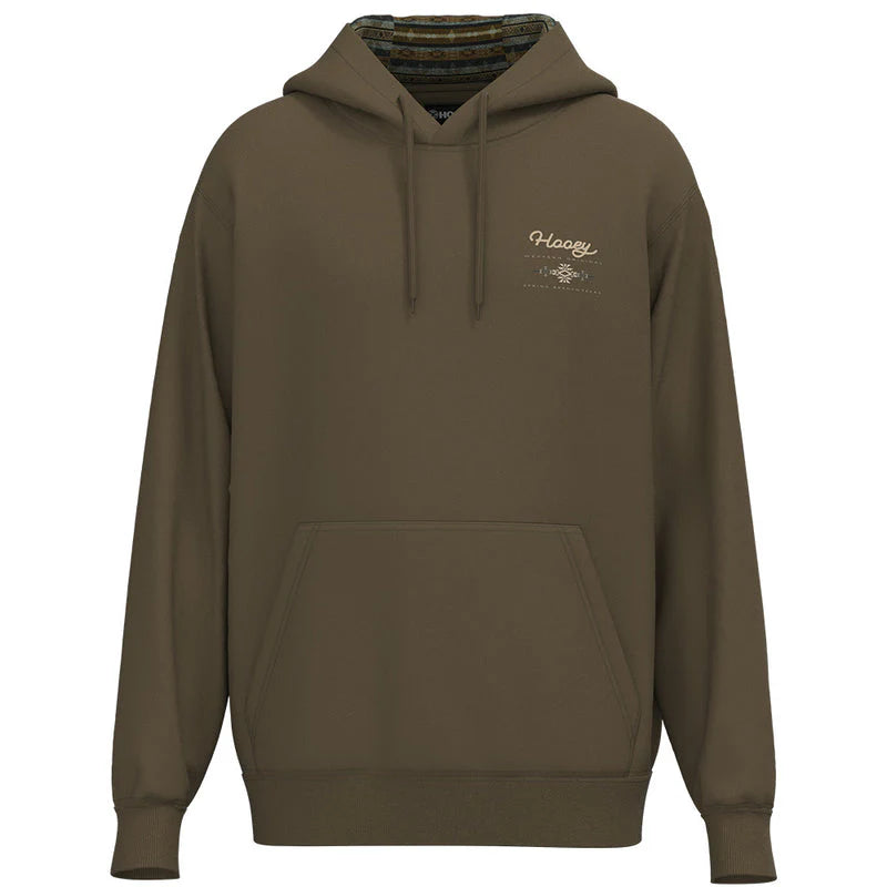 HOOEY® MENS PEYOTE SHITAKE BROWN HOODY HH1378BR