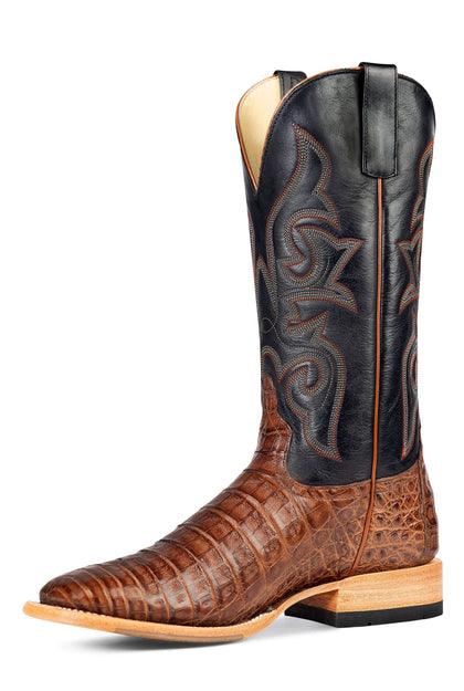 MENS HORSE POWER CIGAR PULL UP CAIMAN NEGRO HP8082