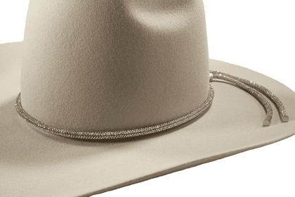 Bolo Tie Women sliding necklace rhinestones Silver D740002636
