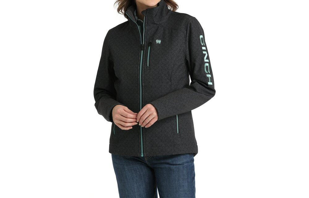 CINCH WOMEN'S CONCEALED CARRY BONDED JACKET BLACK - 4465