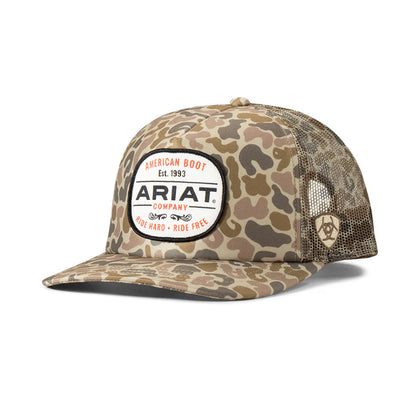 ARIAT MEN’S DUCK CAMO PATCH HAT - A3000871156