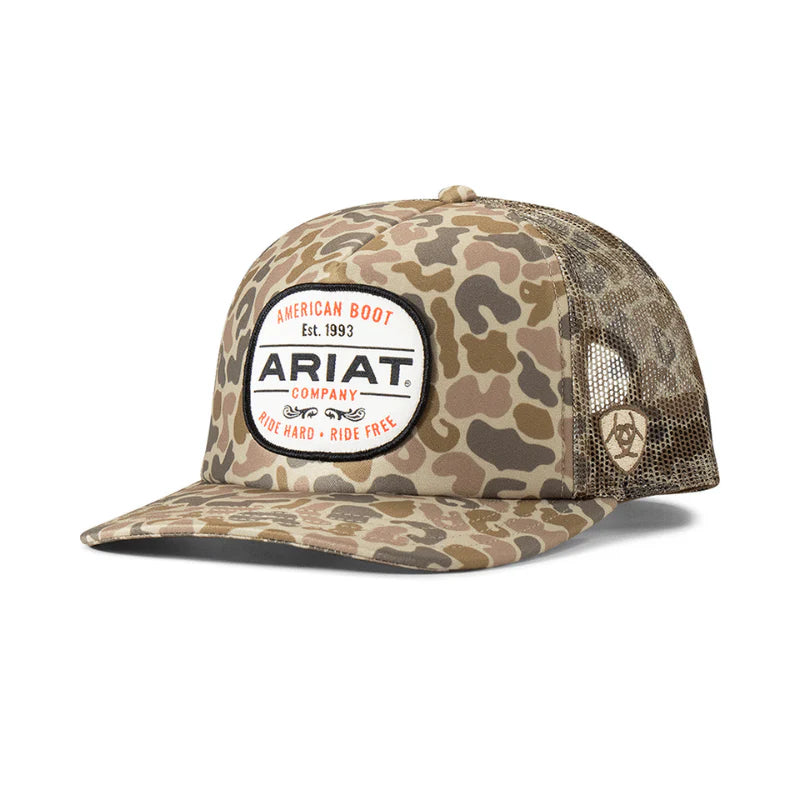 ARIAT MEN’S DUCK CAMO PATCH HAT - A3000871156