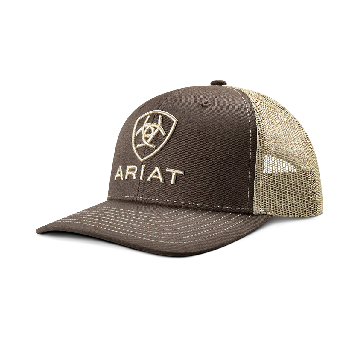 GORRA ARIAT JUVENIL MARRÓN Y BEIGE - A300095902