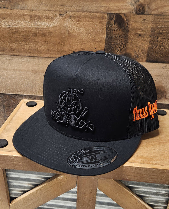 TEXAS RANCH THE PUMPKIN TRUCKER HAT BLACK