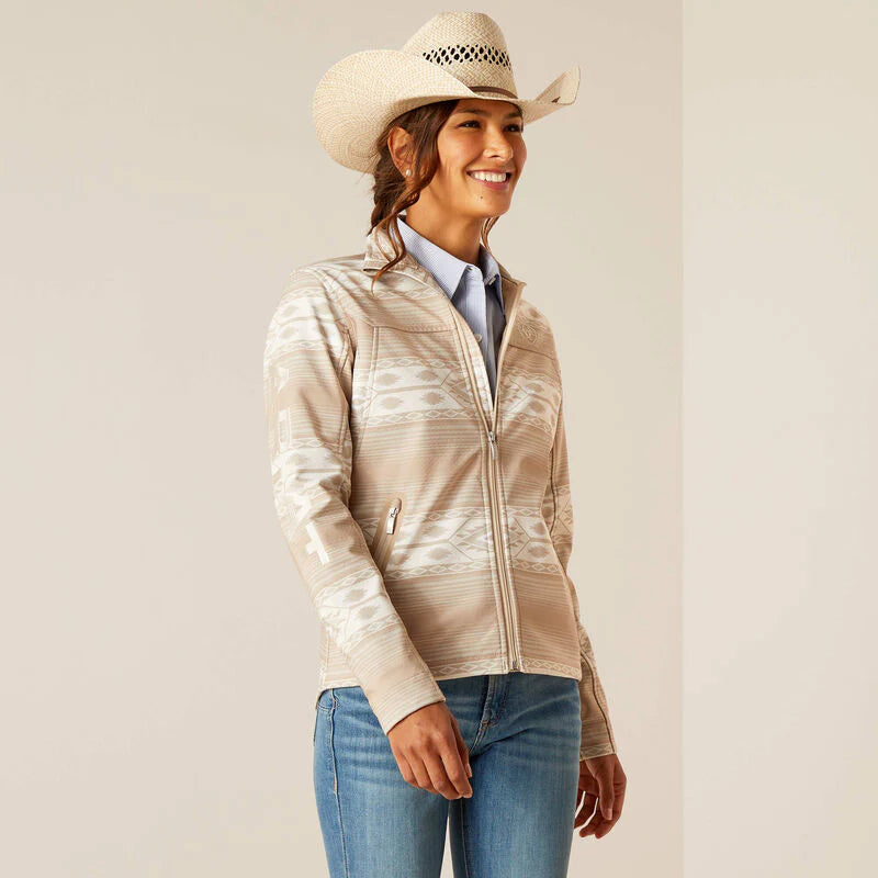 ARIAT WOMENS NEW TEAM SOFTSHELL JKT SAHARA-10048812