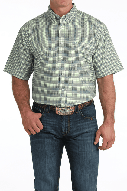 CAMISA CINCH MANGA CORTA PARA HOMBRE - VERDE - MTW1704164