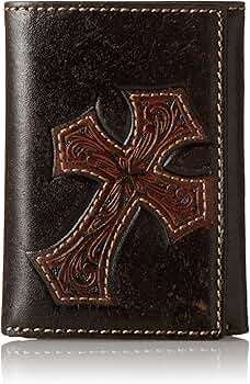 BILLETERA TRIPLE PLEGABLE LABRADA EN CRUZ MARRÓN NOCONA -N5487244