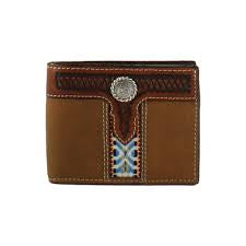 3D BLUE AZTEC BIFOLD WALLET -D250007002