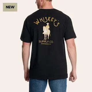 WHISKEY BLACK MENS SHIRT- SUPPLY CO.