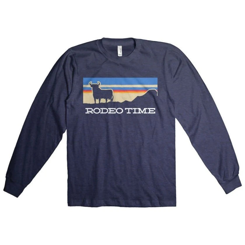 CANVAS SHIRT RODEO TIME LOGO/ BLUE